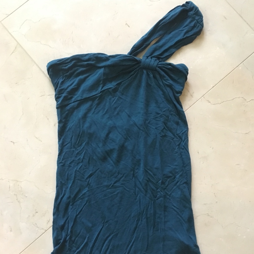One shoulder soft sexy top